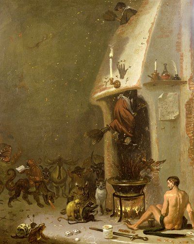 La Taberna de una Bruja de Cornelis Saftleven